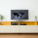 stickers kerstboompatroon 45 x 45 cm PVC 4 stuks