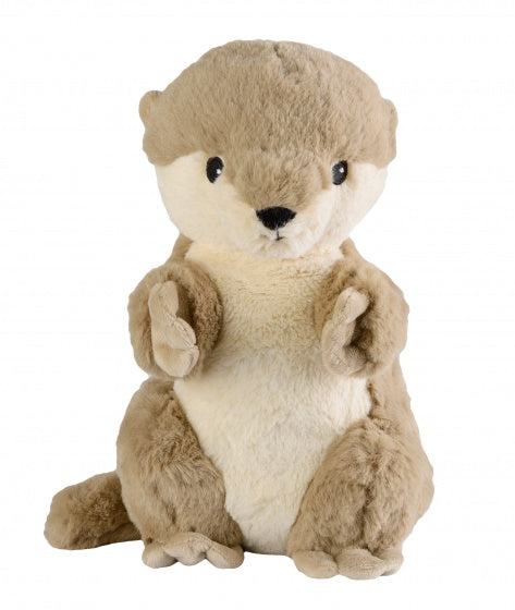 warmteknuffel Otter 38 cm bruin