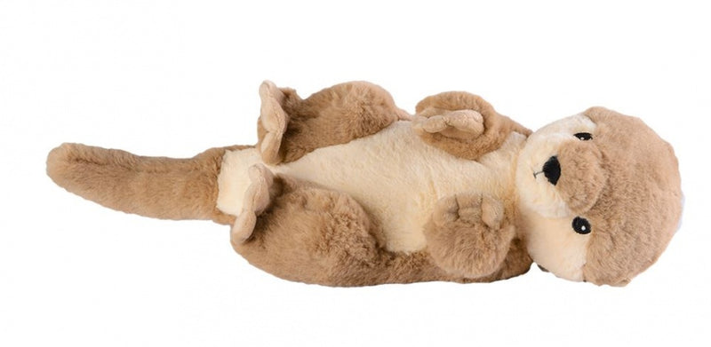 warmteknuffel Otter 38 cm bruin