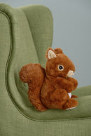 warmteknuffel eekhoorn 25 cm bruin