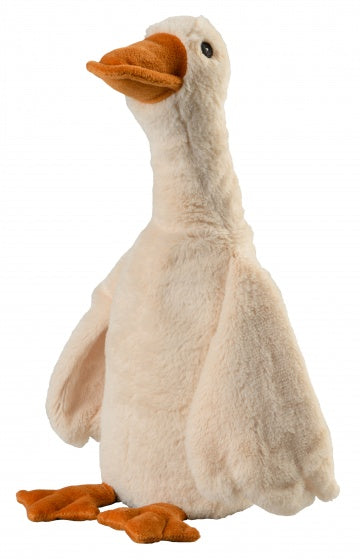 warmteknuffel gans 35 cm wit