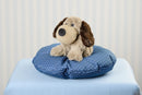 warmteknuffel hond Gary 30 cm bruin