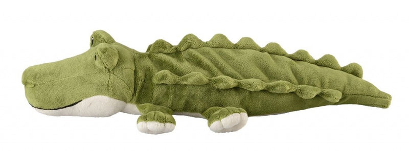 warmteknuffel krokodil 35 cm groen
