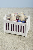 warmteknuffel lammetje 27 cm wit/blauw