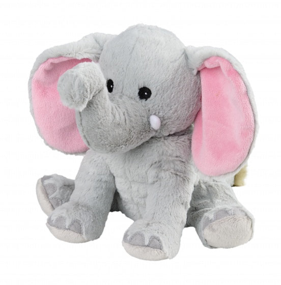 warmteknuffel olifant 29 cm grijs