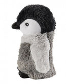 warmteknuffel pinguïn 19 cm grijs