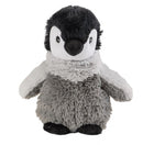 warmteknuffel pinguïn 19 cm grijs
