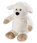 warmteknuffel schaap 23 cm wit