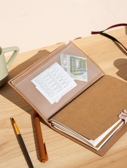 notitieboek Fantastic Beasts imitatieleer bruin