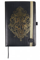 notitieboek Harry Potter A5 papier zwart/goud 2-delig