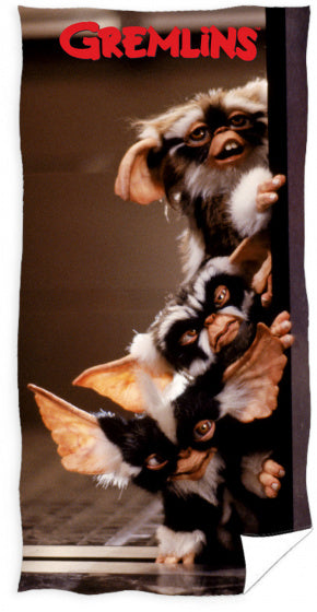 strandlaken Gremlins 70 x 140 cm katoen bruin