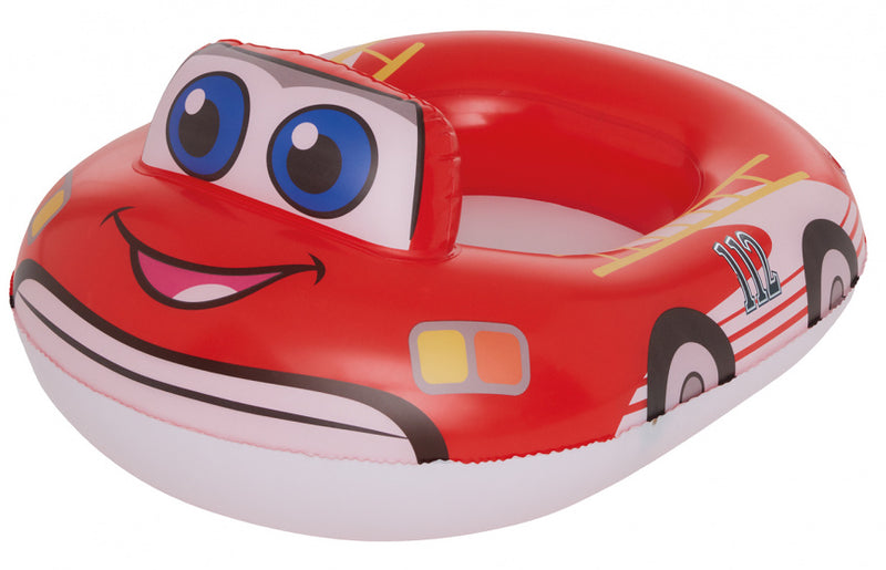 opblaasauto junior 75 x 58 cm PVC rood