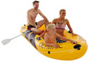 opblaasboot 252 x 125 cm PVC geel 4-delig