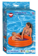 opblaaszwembad 100 x 30 cm rood/blauw