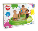 opblaaszwembad 122 x 23 cm PVC transparant/groen