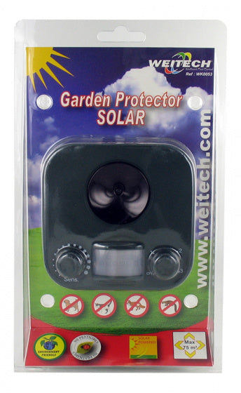 WEITECH GARDEN PROTECTOR KATTENVERJAGER OP ZONNE-ENERGIE 10,5X11,5X5 CM