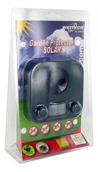 WEITECH GARDEN PROTECTOR KATTENVERJAGER OP ZONNE-ENERGIE 10,5X11,5X5 CM