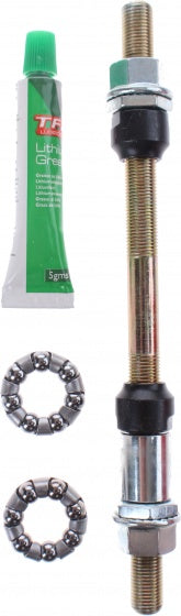 asset voor/achter 175 mm zilver 4-delig