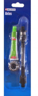 asset voor/achter 145 mm zwart 4-delig