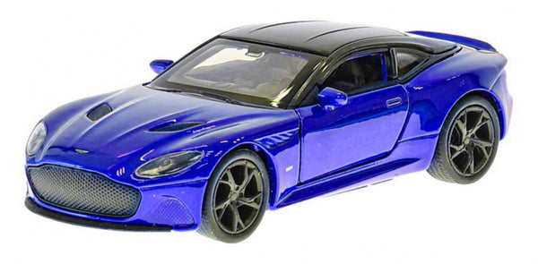 auto Aston Martin jongens 12 cm die-cast pull-back blauw