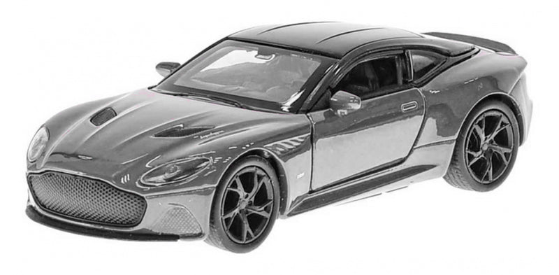 auto Aston Martin jongens 12 cm die-cast pull-back grijs