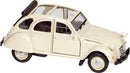 schaalmodel Citroën 2CV die-cast 1:50 beige