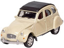 schaalmodel Citroën 2CV die-cast 1:50 beige