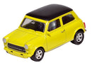 schaalmodel Mini Cooper 1300 die-cast 1:60 geel