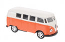 schaalmodel Volkswagen T1 1962 metaal 1:60 oranje