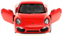 Porsche sportauto rood 11 cm