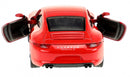 Porsche sportauto rood 11 cm