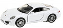 Porsche sportwagen wit 11 cm