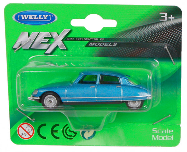 schaalmodel Citroën DS23 junior 1:60 die-cast blauw