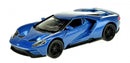schaalmodel Ford 2017 GT 1:34 diecast blauw 11 cm