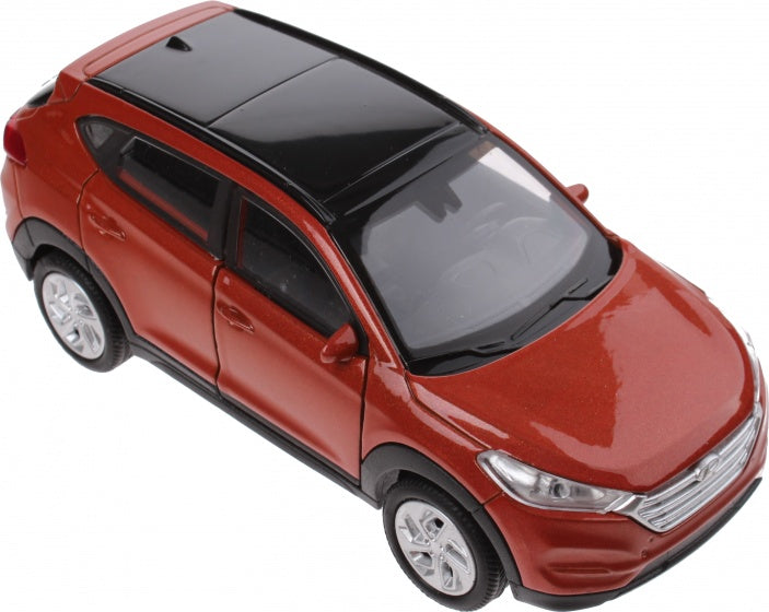 schaalmodel Hyundai Tucson 1:34 oranje 11 cm