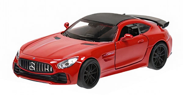 schaalmodel Mercedes AMG Gtr 12 cm staal rood