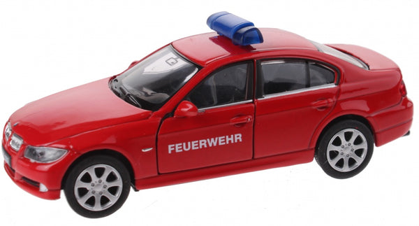 schaalmodel Nex BMW Feuerwehr die-cast rood 11 cm