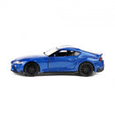 schaalmodel Toyota Supra 11 cm staal blauw