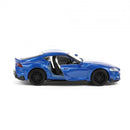 schaalmodel Toyota Supra 11 cm staal blauw