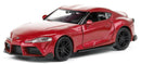 schaalmodel Toyota Supra 11 cm staal rood