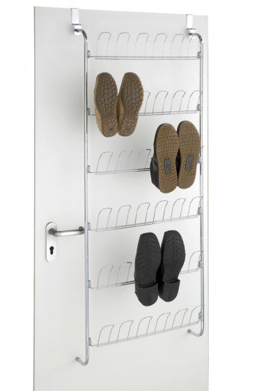 deurrek voor schoenen 151 cm staal zilver