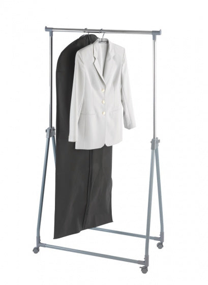 kledingstandaard verstelbaar 80 x 167 cm staal grijs