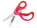 kinderschaar Ergo junior 13 cm roze/zilver