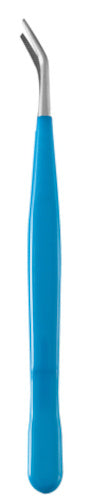 knutselpincet 15,5 cm RVS blauw/zilver