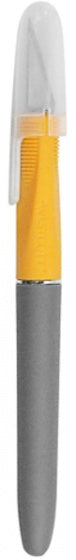 scalpelmeshouder Titanium RVS geel/grijs 2-delig