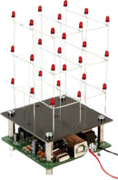 3D Led-kubus 63 x 63 x 113 mm 27 led's rood