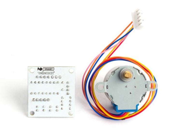 stappenmotor 5-VDC ULN2003-driver 35 x 32 x 10 mm staal