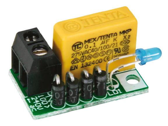 AC-voedingsspanning LED 28 x 18 mm geel/groen/zwart