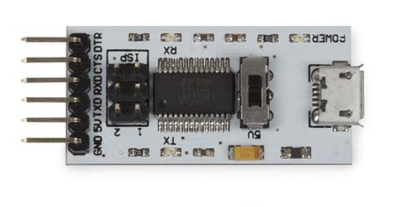 adapter FT232 USB naar TTL LED 3.3/5 V staal grijs