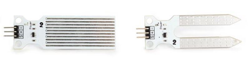 bodemvocht- en waterpeilsensor 65 x 20 mm wit